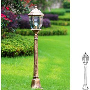 4008 Bollard With Gate Light