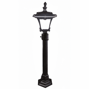 4002 Bollard  With Gate Light