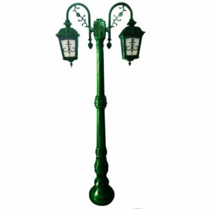 5037 Pole Light (Green Black Antique)